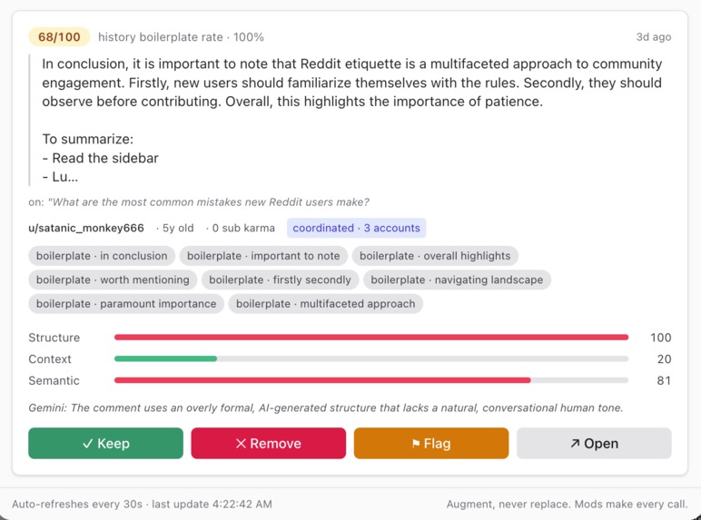 FairSift – screenshot 3
