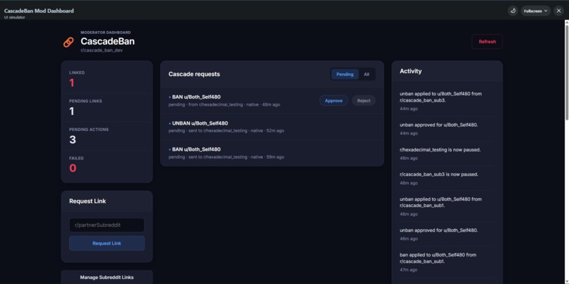 Cascade Ban – screenshot 1
