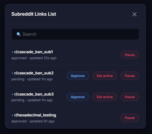 Cascade Ban – screenshot 2