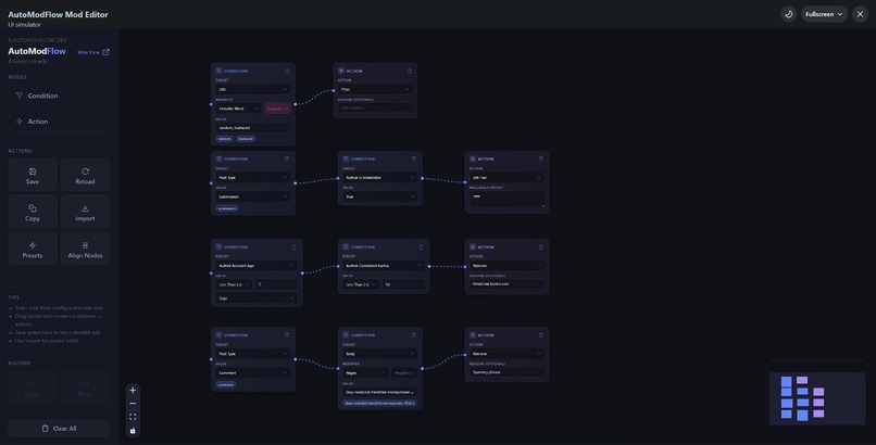 AutomodFlow – screenshot 1