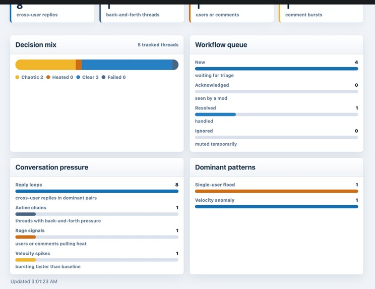 Escalation Radar – screenshot 2