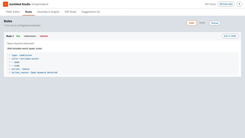 AutoMod Sandbox – screenshot 1