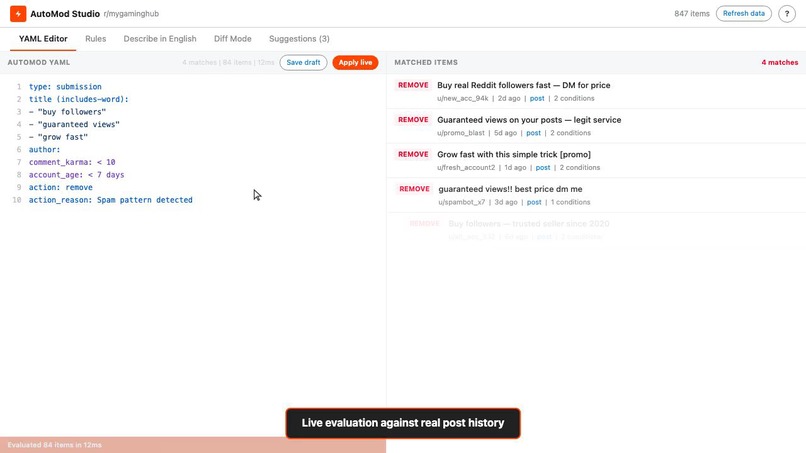 AutoMod Sandbox – screenshot 2
