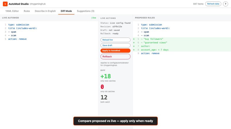 AutoMod Sandbox – screenshot 4