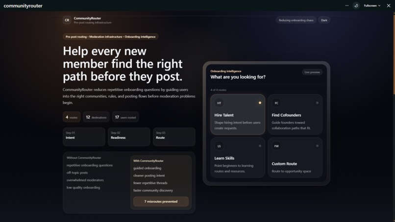 CommunityRouter – screenshot 3