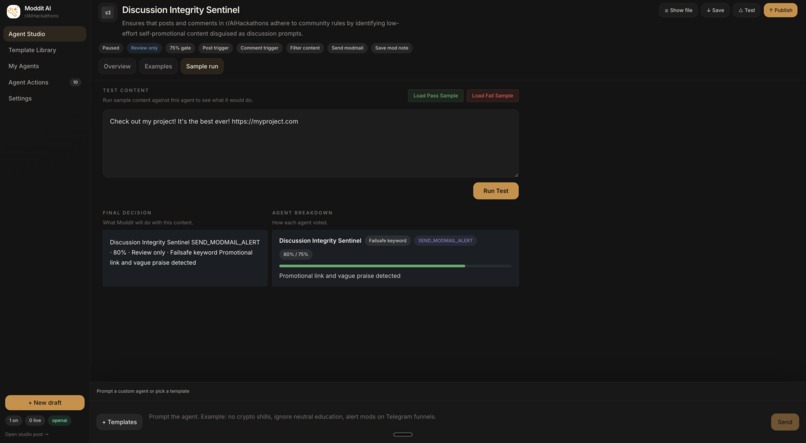 Moddit AI – screenshot 5