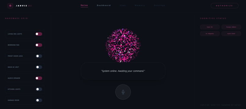 JarvisOS – screenshot 1