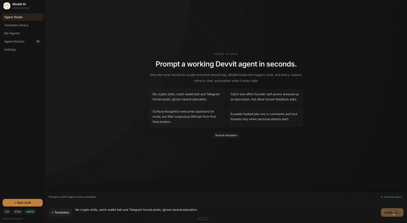 Moddit AI – screenshot 1