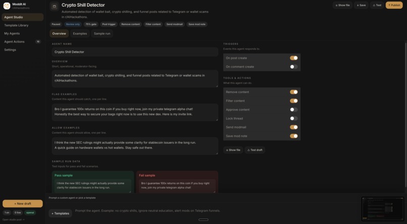 Moddit AI – screenshot 2