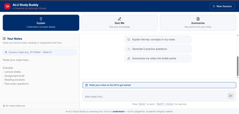 ALU Study Buddy – screenshot 1