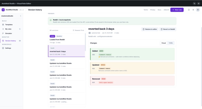 AutoMod Studio – screenshot 7