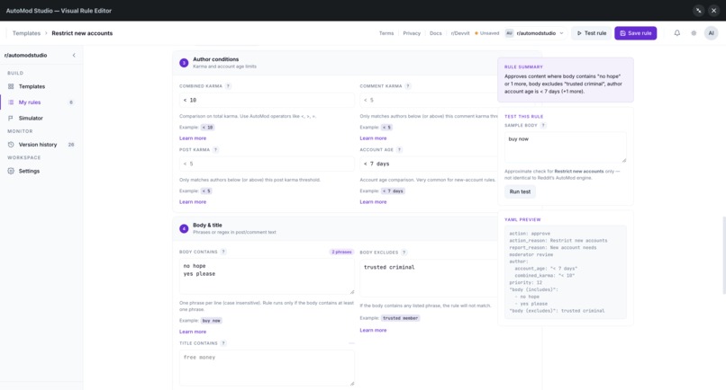 AutoMod Studio – screenshot 4