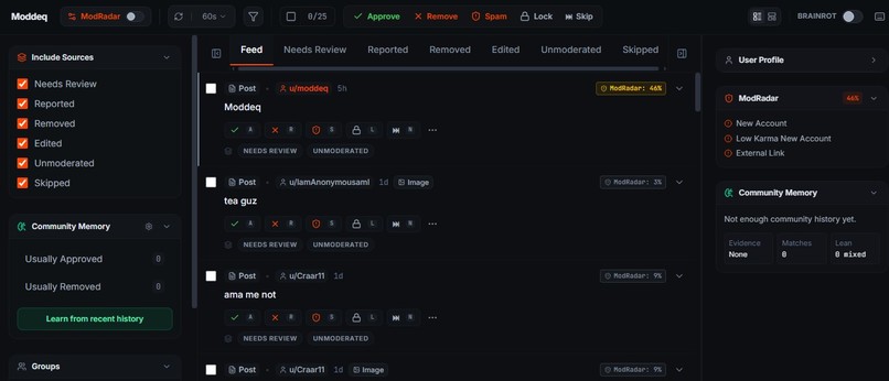 Moddeq – screenshot 1