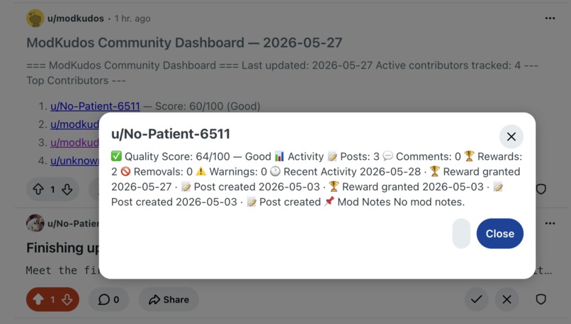 ModKudos – screenshot 5