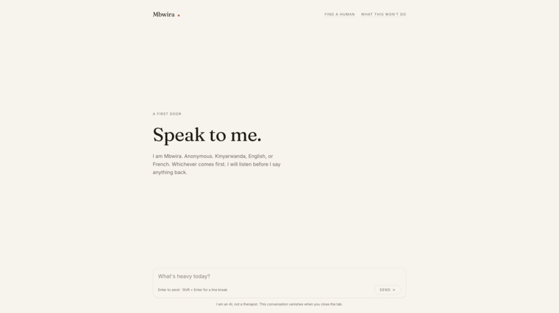 Mbwira – screenshot 1