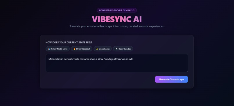 VIBESYNC AI – screenshot 1