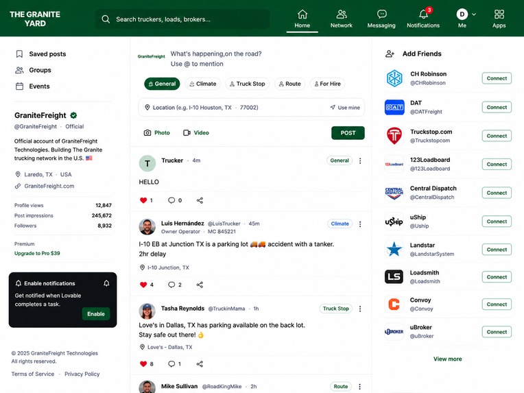 TheGraniteYard Powered by Granitefreight technologies – screenshot 1