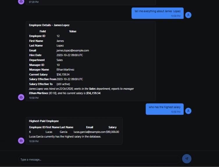 Talk2Database – screenshot 1