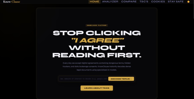 Know Clause – screenshot 1