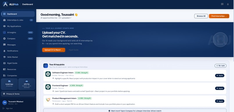 ALUHUB – screenshot 2