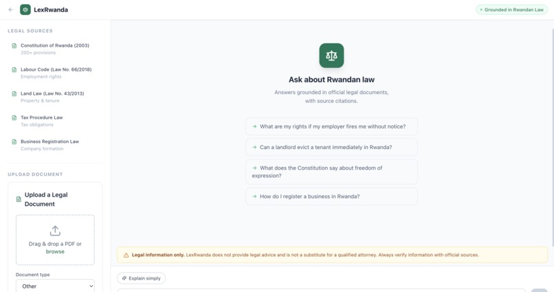 LexRwanda – screenshot 1