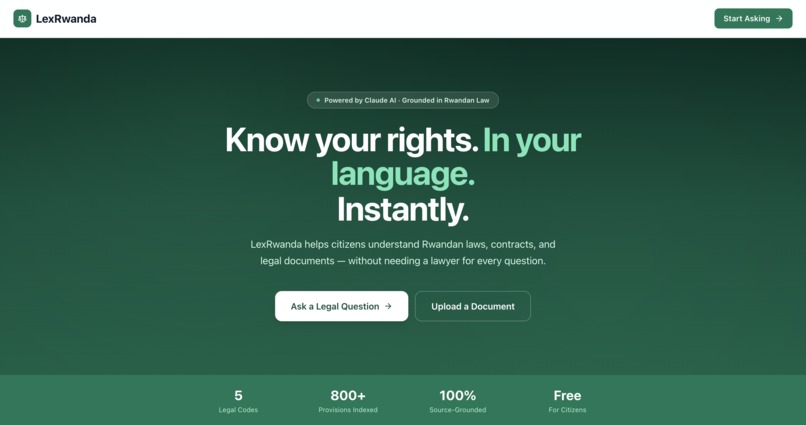 LexRwanda – screenshot 2
