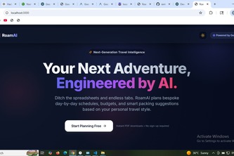 RoamAl-Travel-Planner