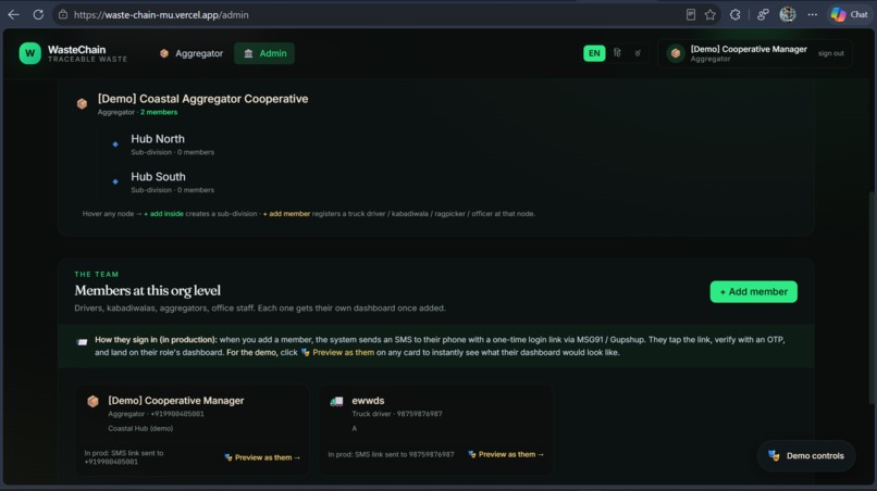WasteChain – screenshot 9