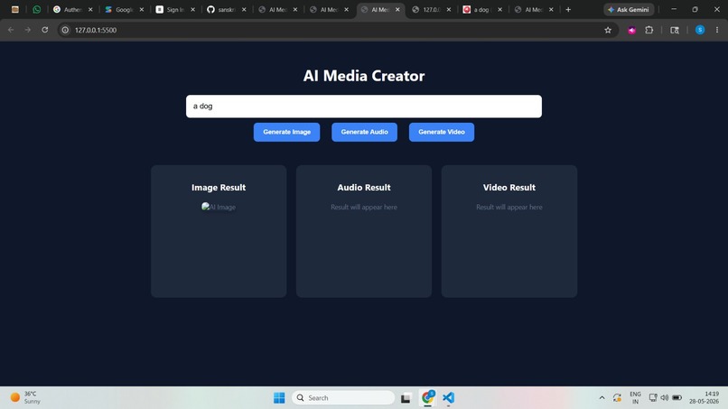 AI media creator – screenshot 1