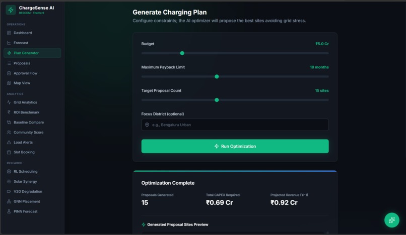 ChargeSense-AI – screenshot 1