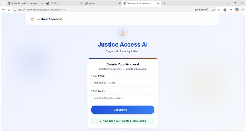 Justice Access AI – screenshot 5