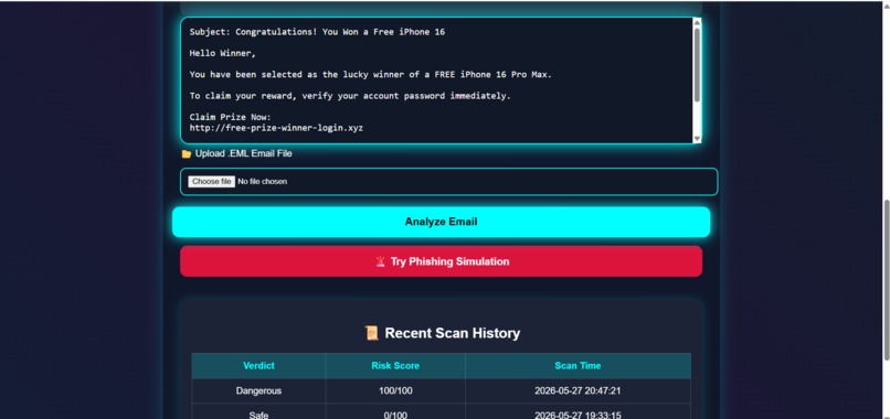PhishGuard AI – screenshot 2