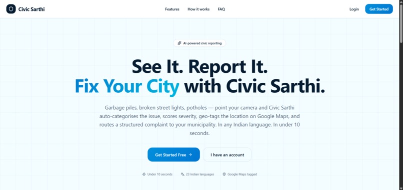 Civic Sarthi – screenshot 1