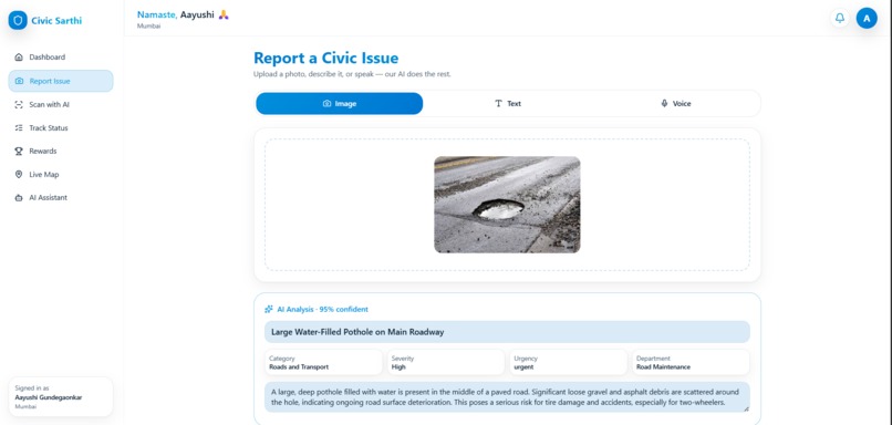 Civic Sarthi – screenshot 4