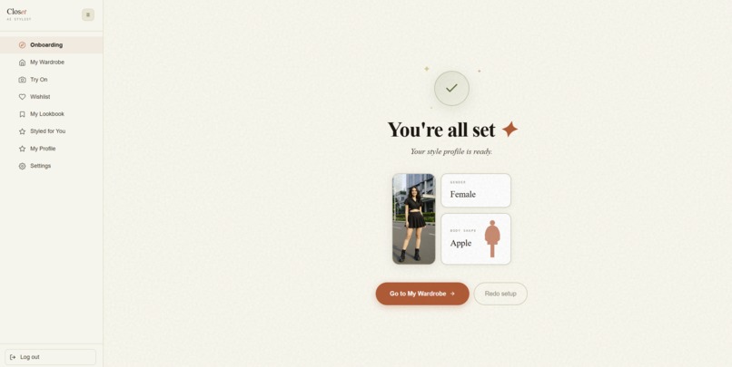  Clothink a Closet that thinks back – screenshot 1