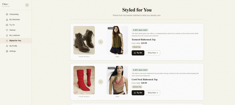  Clothink a Closet that thinks back – screenshot 5