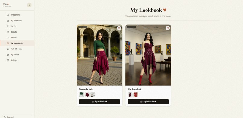  Clothink a Closet that thinks back – screenshot 7