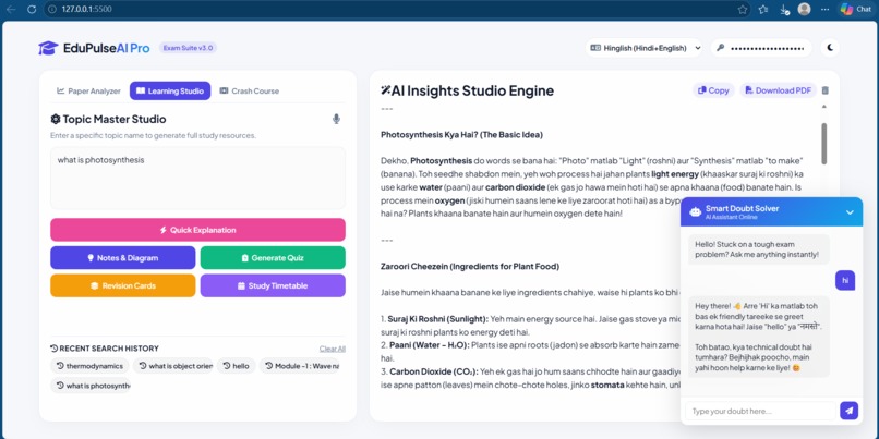 EduPulse AI pro – screenshot 1