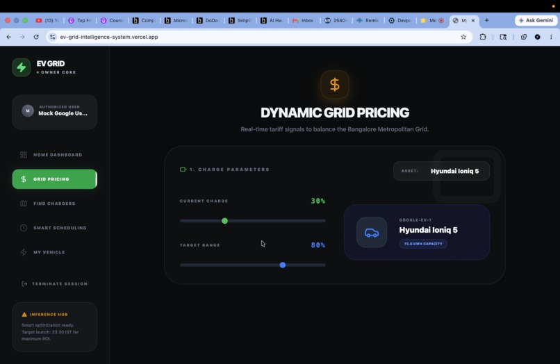 EV-GRID INTELLIGENCE. SYSTEM  – screenshot 5