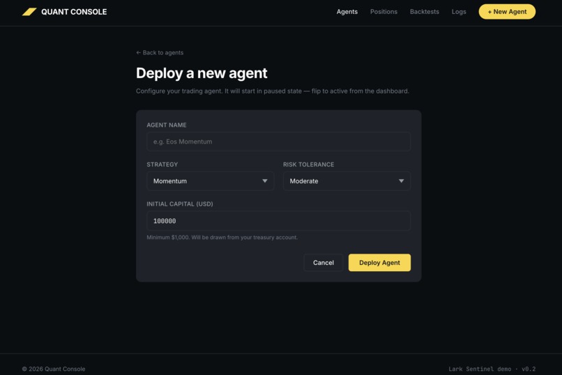 Lark Sentinel – screenshot 2