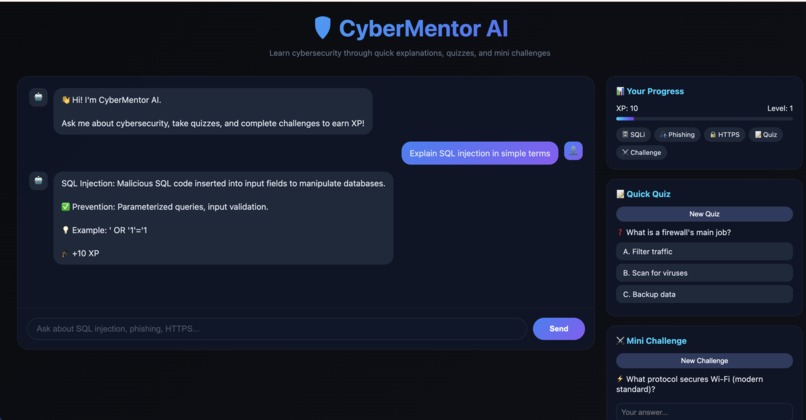 CyberMentor Ai – screenshot 2