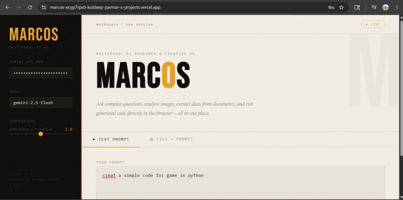 marcos – screenshot 1
