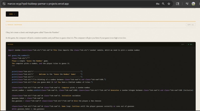 marcos – screenshot 2