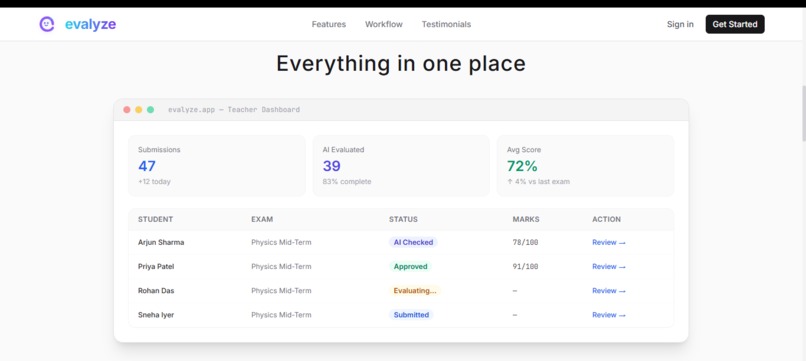 Evalyze  – screenshot 3
