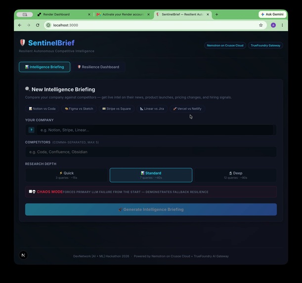 SentinelBrief – screenshot 2