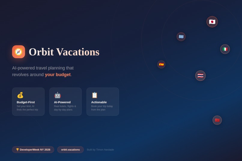Orbit Vacations – screenshot 1