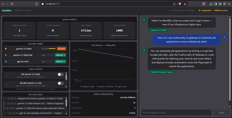 ResiliBot – screenshot 1
