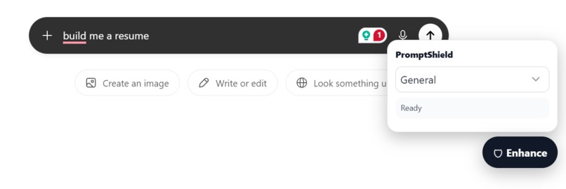 PromptShield: Resilient Prompt Copilot for AI Apps – screenshot 1