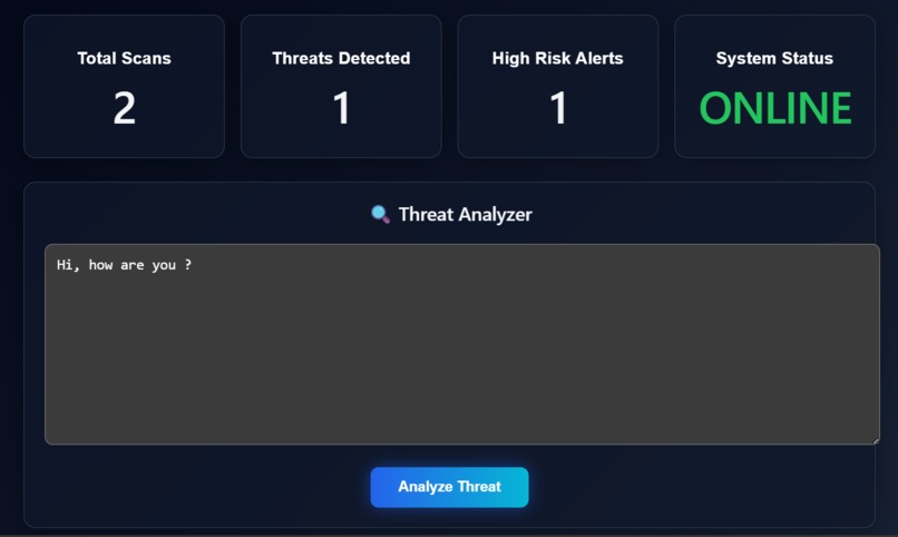 SentinelAI – AI Powered Threat Intelligence Platform – screenshot 4