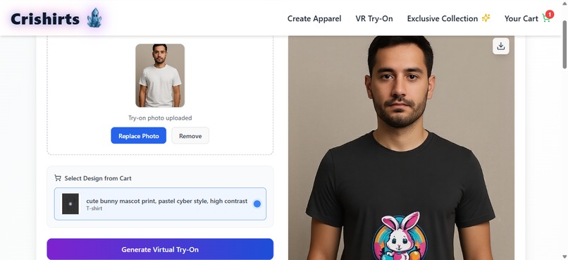 CriShirt – screenshot 1